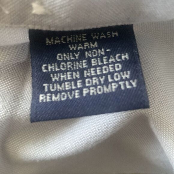 Pre Owned Men’s Barrington Short Sleeve Button Up Shirt Sz 18 Casual Comfort - Picture 9 of 10